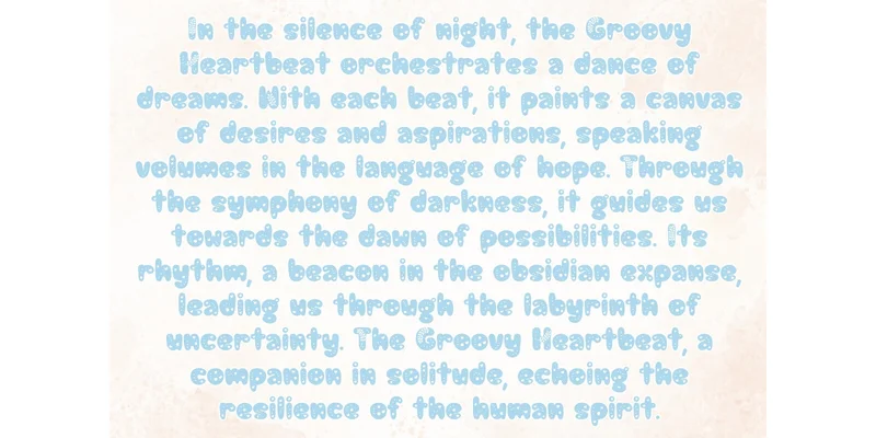Groovy Heartbeat Font by charmingbear59.design by charmingbear59.design — Decorative Font — thumbnail 3