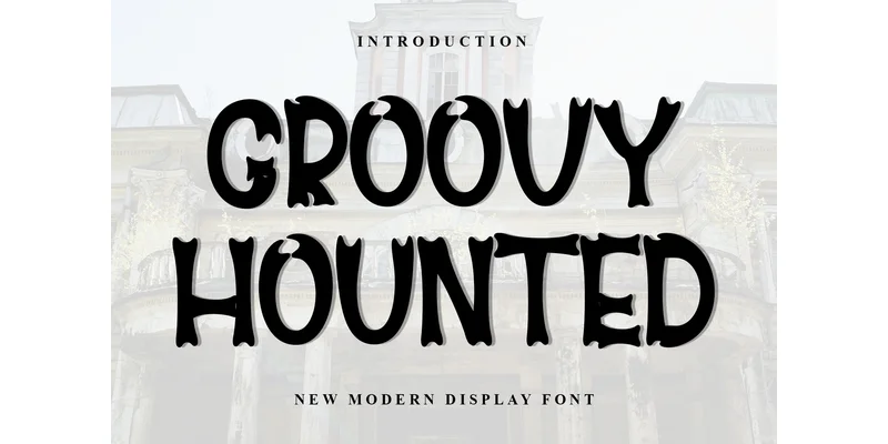 Groovy Hounted Font by FreshTypeINK — Display Font