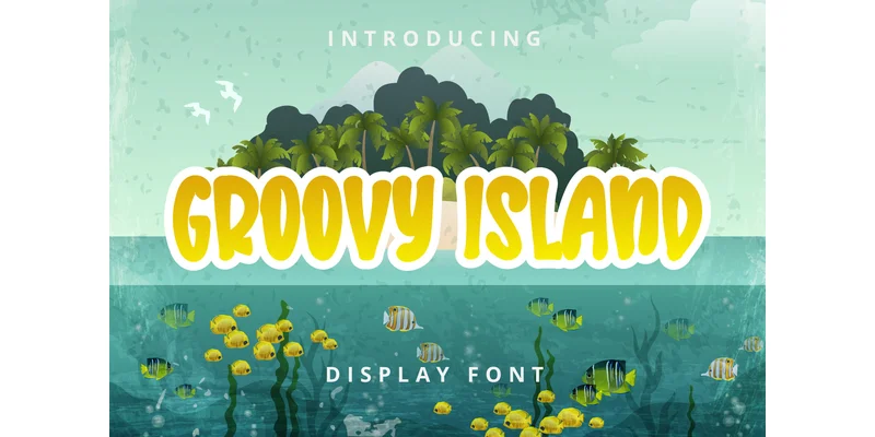 Groovy Island Font by Planetz studio — Display Font