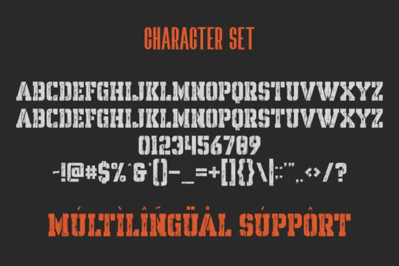 Grunge Corps by Eystore — Slab Serif Font — thumbnail 6