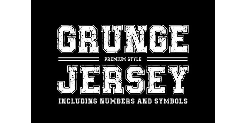Grungejersey Regular Font by TaralArt — Display Font