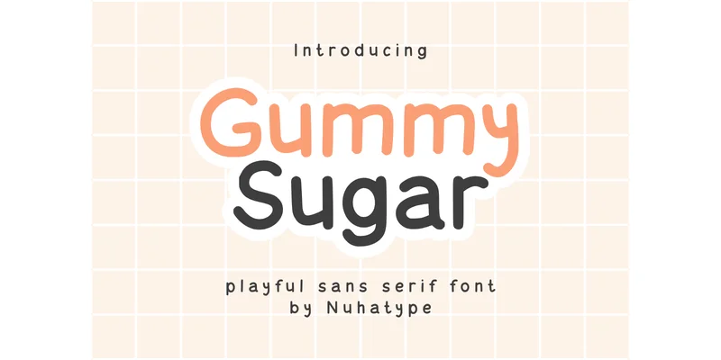 Gummy Sugar Font by Nuhatype — Sans Serif Font