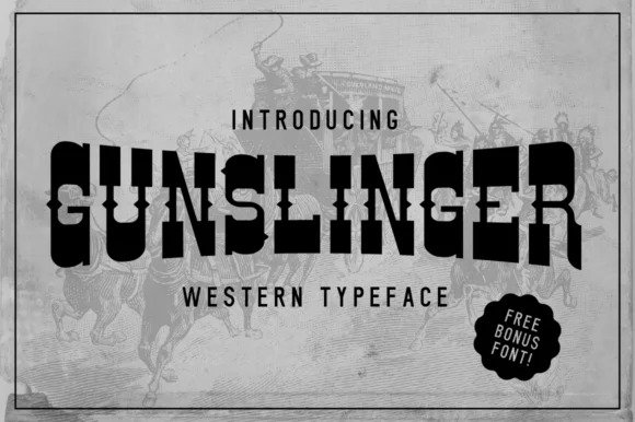 Gunslinger by VonTypeCo — Slab Serif Font
