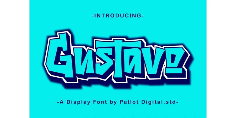 Gustavo Font by Patlot Digital.Studio — Display Font