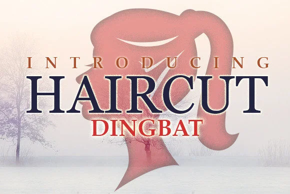 Haircut by vladimirnikolic — Dingbats Font