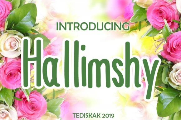 Hallimshy by Acharmshop — Color Fonts Font