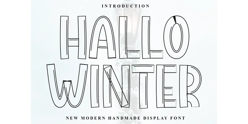 Hallo Winter Font by Inermedia STUDIO — Display Font