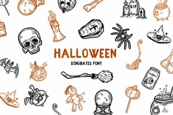 Halloween by Suphitchaya — Dingbats Font