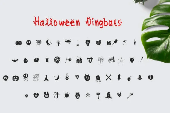 Halloween by Ciriative — Dingbats Font