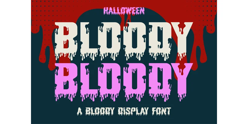 Halloween Bloody Font by Patlot Digital.Studio — Display Font
