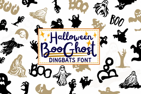 Halloween Boo Ghost by PraewDesigns — Dingbats Font