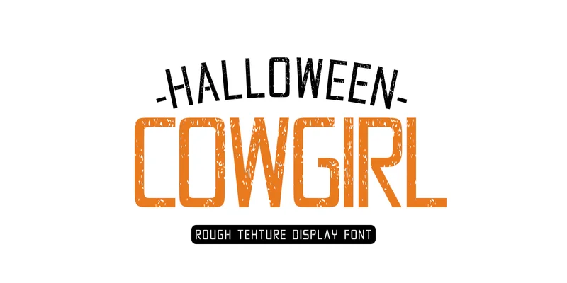 Halloween Cowgirl Font by Funtype Co. — Display Font