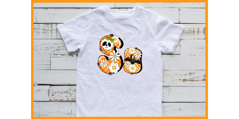 Halloween Daisy Font by Itme_digitalart by Itme_digitalart — Decorative Font — thumbnail 3