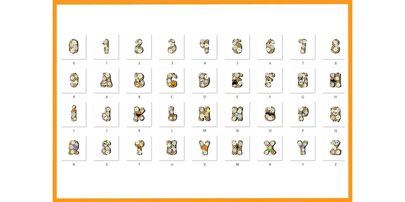 Halloween Daisy Font by Itme_digitalart by Itme_digitalart — Decorative Font — thumbnail 6
