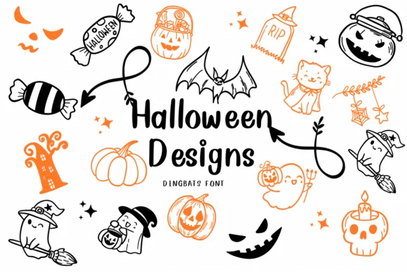 Halloween Designs by CHANOK — Dingbats Font