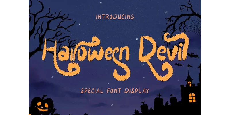 Halloween Devil Font by yogaletter6 — Display Font