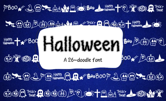 Halloween Doodle by LalavaStudio — Dingbats Font