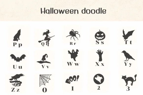 Halloween Doodle by Ketsarin — Dingbats Font — thumbnail 3