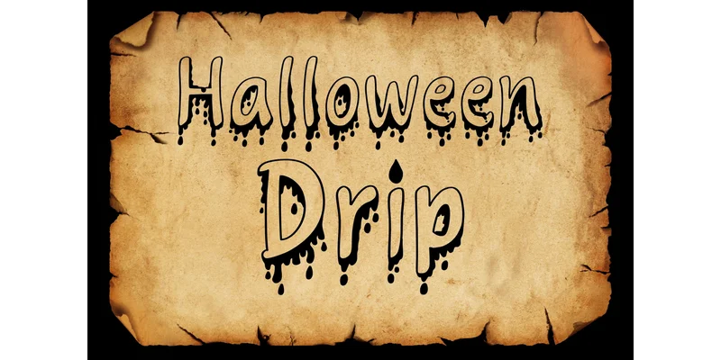 Halloween Drip Font by PeamCreations — Display Font