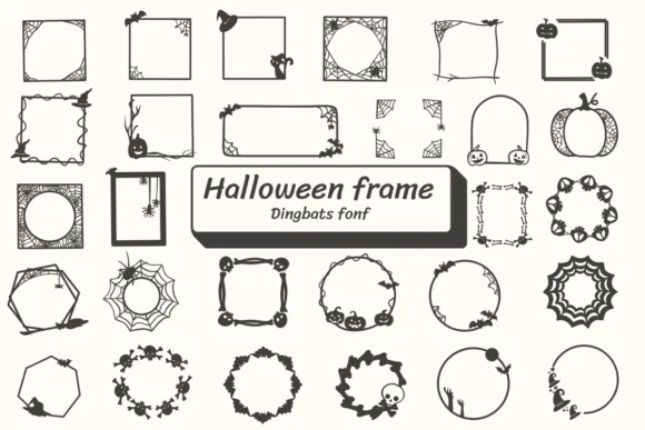 Halloween Frame by Ketsarin — Dingbats Font