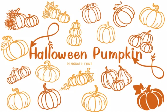 Halloween Pumpkin by CHANOK — Dingbats Font