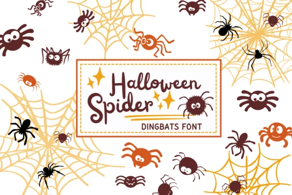 Halloween Spider by PraewDesigns — Dingbats Font