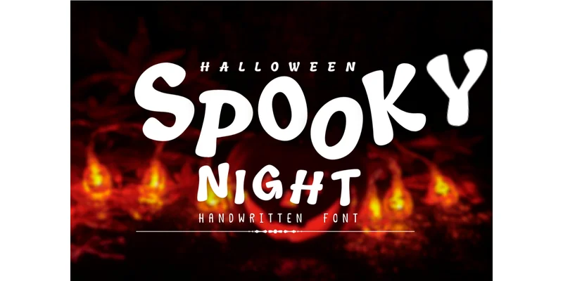 Halloween Spooky Night Font by PraewDesigns — Display Font