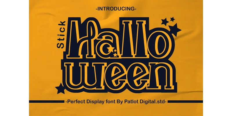 Halloween Stick Font by Patlot Digital.Studio — Display Font