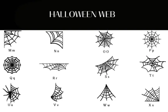 Halloween Web by Heartcraft Atelier — Dingbats Font — thumbnail 3