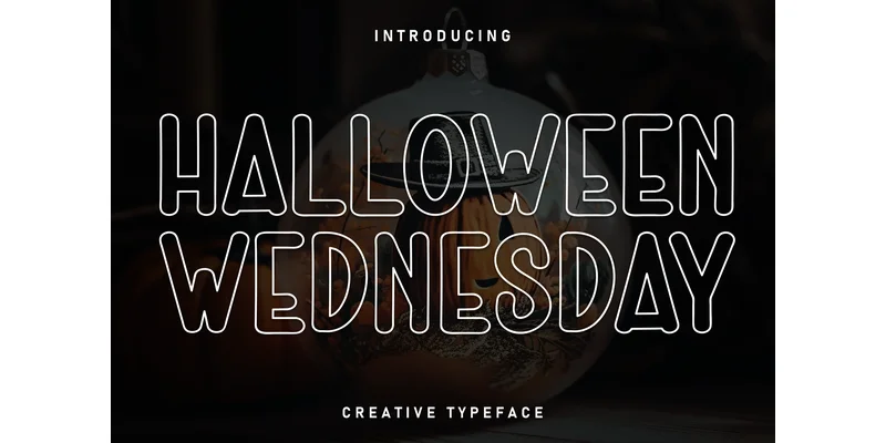 Halloween Wednesday Font by Strongkeng Old — Display Font