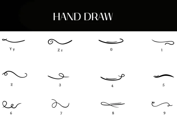 Hand Draw by Heartcraft Atelier — Dingbats Font — thumbnail 4