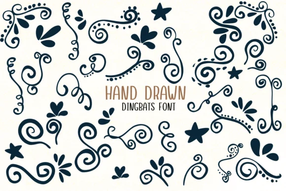 Hand Drawn by Nongyao — Dingbats Font