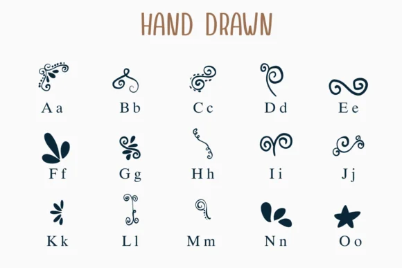Hand Drawn by Nongyao — Dingbats Font — thumbnail 2