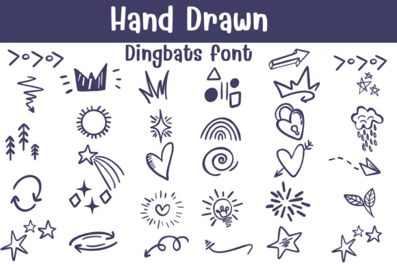 Hand Drawn by Sontaya — Dingbats Font