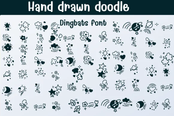 Hand Drawn Doodle by Sontaya — Dingbats Font