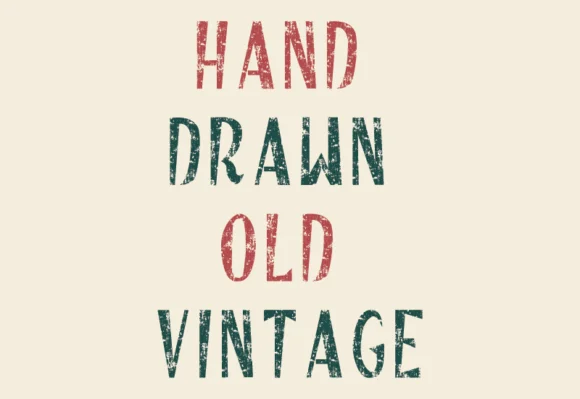 Hand Drawn Old Vintage by GraphicsNinja — Slab Serif Font