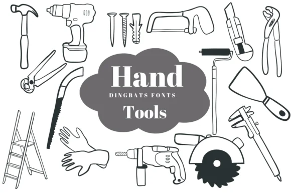 Hand Tools by Suphitchaya — Dingbats Font
