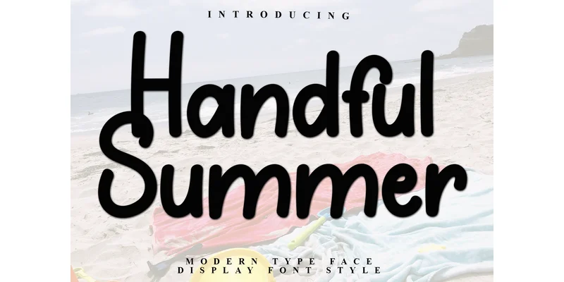 Handful Summer Font by Inermedia STUDIO — Display Font
