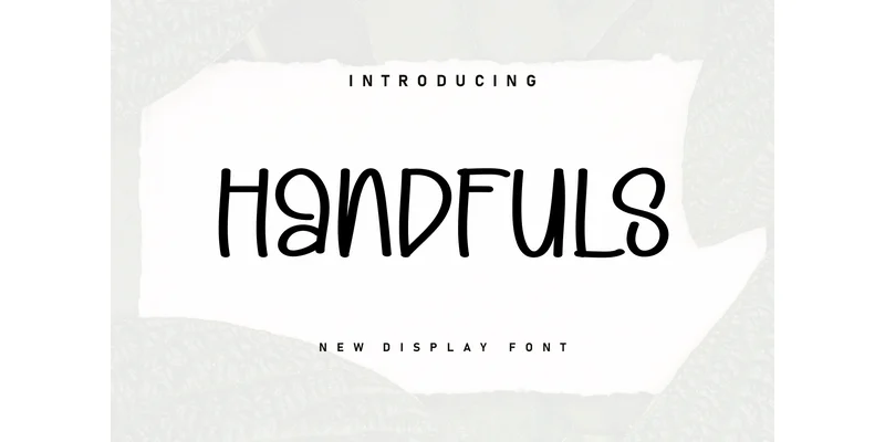 Handfuls Font by KC Production — Display Font