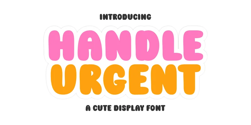 Handle Urgent Font by Ardi (7NTypes) — Display Font