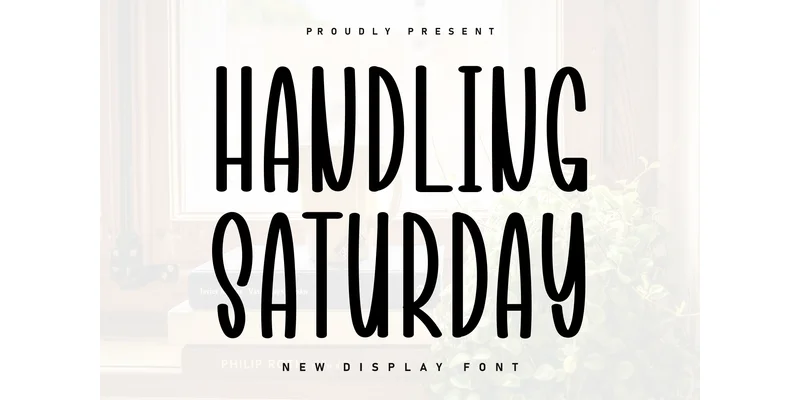 Handling Saturday Font by Berkah Shop — Display Font