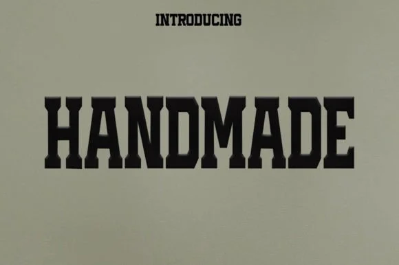 Handmade by Hendrik studio — Slab Serif Font