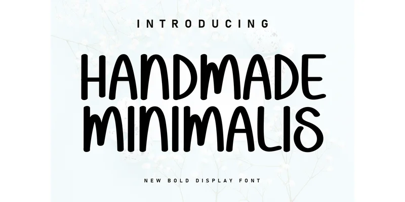 Handmade Minimalis Font by ArtLine Design — Display Font