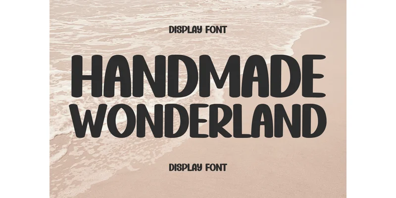 Handmade Wonderland Font by Minimalist Eyes — Display Font
