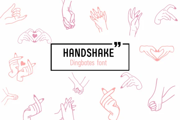 Handshake by Chada Art — Dingbats Font