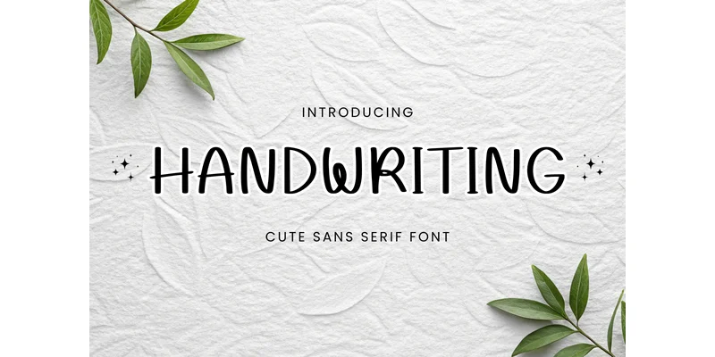Handwriting Font by Letterayu — Display Font