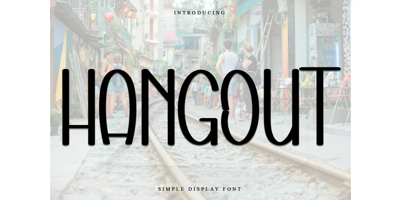 Hangout Font by NYA Letter — Display Font