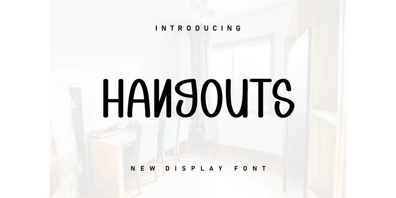 Hangouts Font by KC Production — Display Font