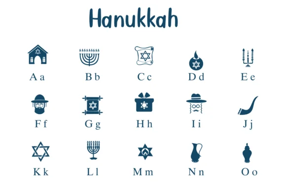 Hanukkah by Nongyao — Dingbats Font — thumbnail 2