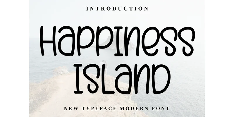 Happiness Island Font by FreshTypeINK — Sans Serif Font